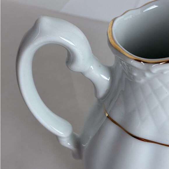 Dinnerware Creamer S. Paulo Brazil Pattern Vilma Fine China 1940s Vintage - Picture 7 of 8